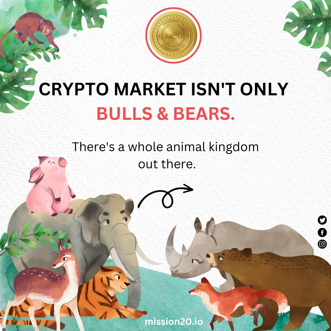 mission20_token's tweet photo. Trade jungle are not only filled with bull &amp; bear but also filled with other varities , Check it out now!🐻🐺🐗

#newinvestment #newyeareve  #tradeanimals #newyear2023 #newplan #newresolutions #crypto  #cryptocurrency #m20 #cryptocurrencynews #Christmas #cryptocurrencytrading https://t.co/DZWOolB2Rs