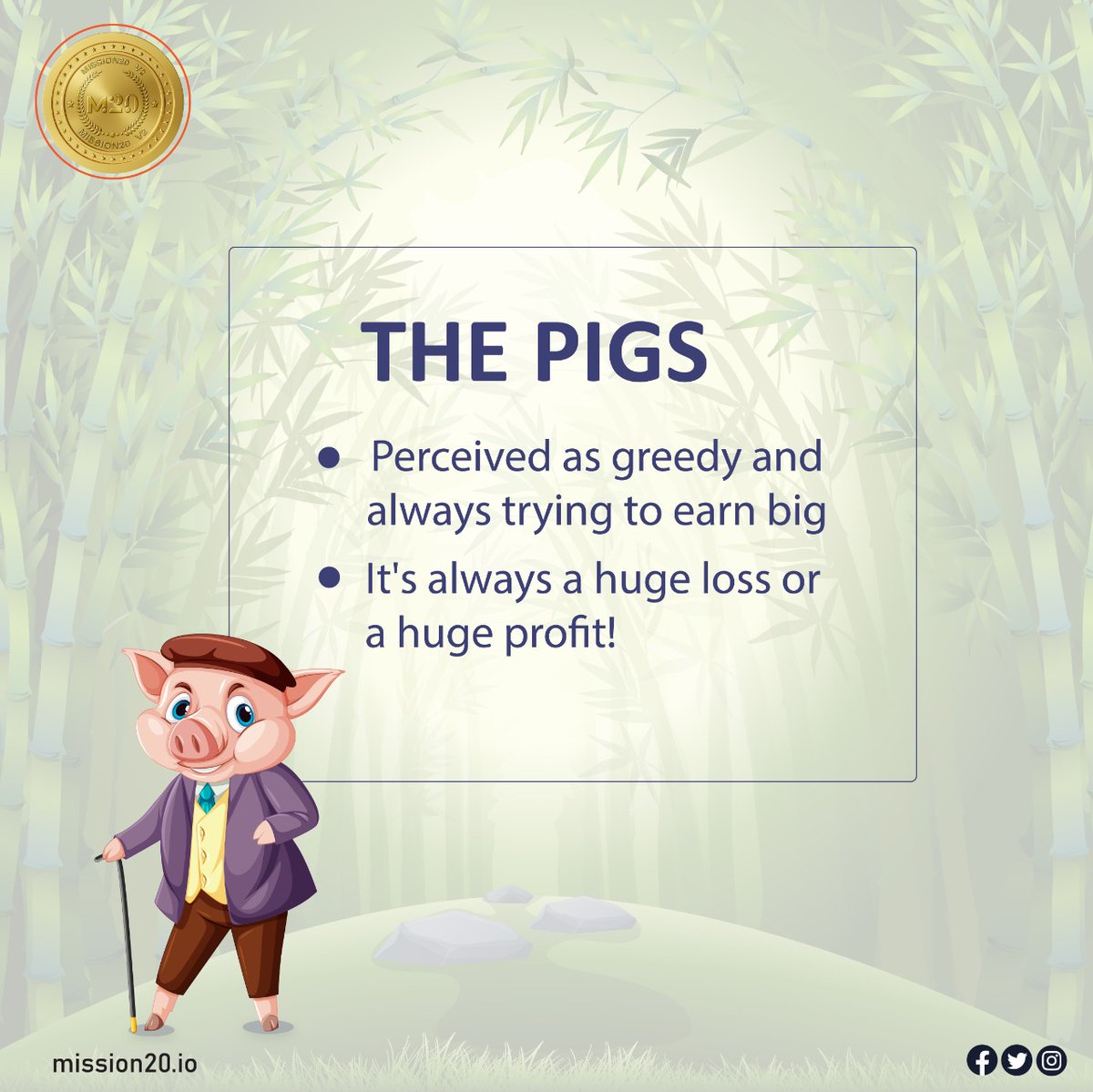mission20_token's tweet photo. Trade jungle are not only filled with bull &amp; bear but also filled with other varities , Check it out now!🐻🐺🐗

#newinvestment #newyeareve  #tradeanimals #newyear2023 #newplan #newresolutions #crypto  #cryptocurrency #m20 #cryptocurrencynews #Christmas #cryptocurrencytrading https://t.co/DZWOolB2Rs