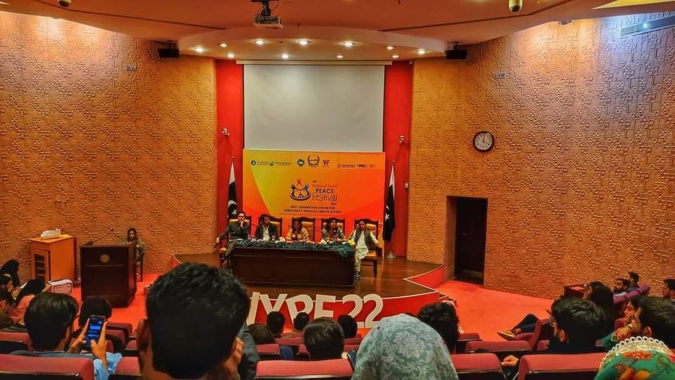 psdf_pak's tweet photo. Founding President @pyef_pak  Mr. @TanveerShigri 
 Shigri was invited at National Youth Peace Festival to talk on #climate #change as youth leader &amp; climate activist. 
#NYPF22
#YouthLeaders
#CDA
#ClimateChange
#pyef https://t.co/tuweVQD6pp