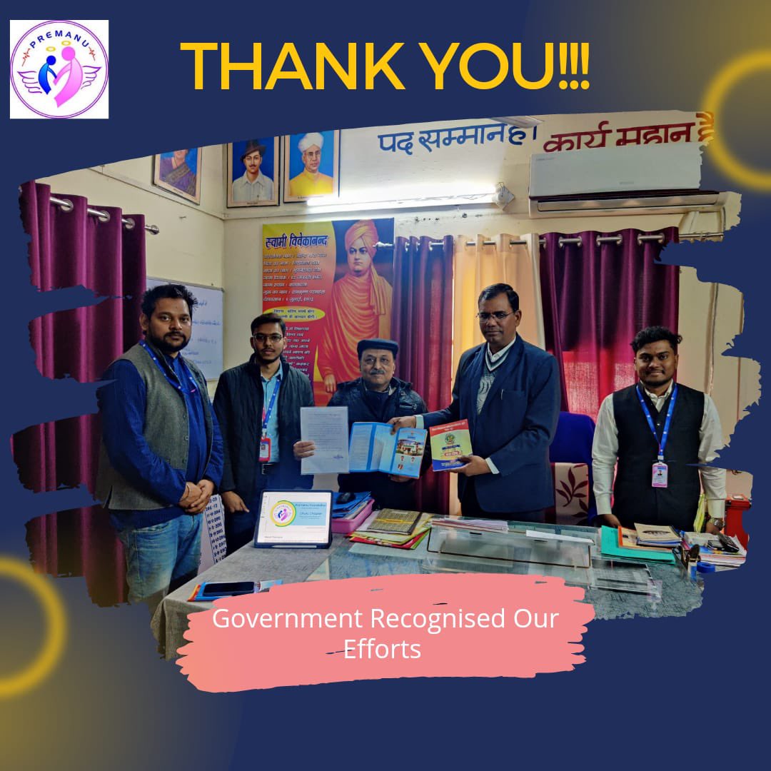 Premanu_'s tweet photo. वो कहते है ना की "जहाँ चाह.....वहाँ राह.... 
We are grateful to government officials for their ongoing support and acknowledgement of our work for children, teachers, and community development.

#community #development #support #government #teachers #children #acknowledgment https://t.co/TE7Rcfan6j
