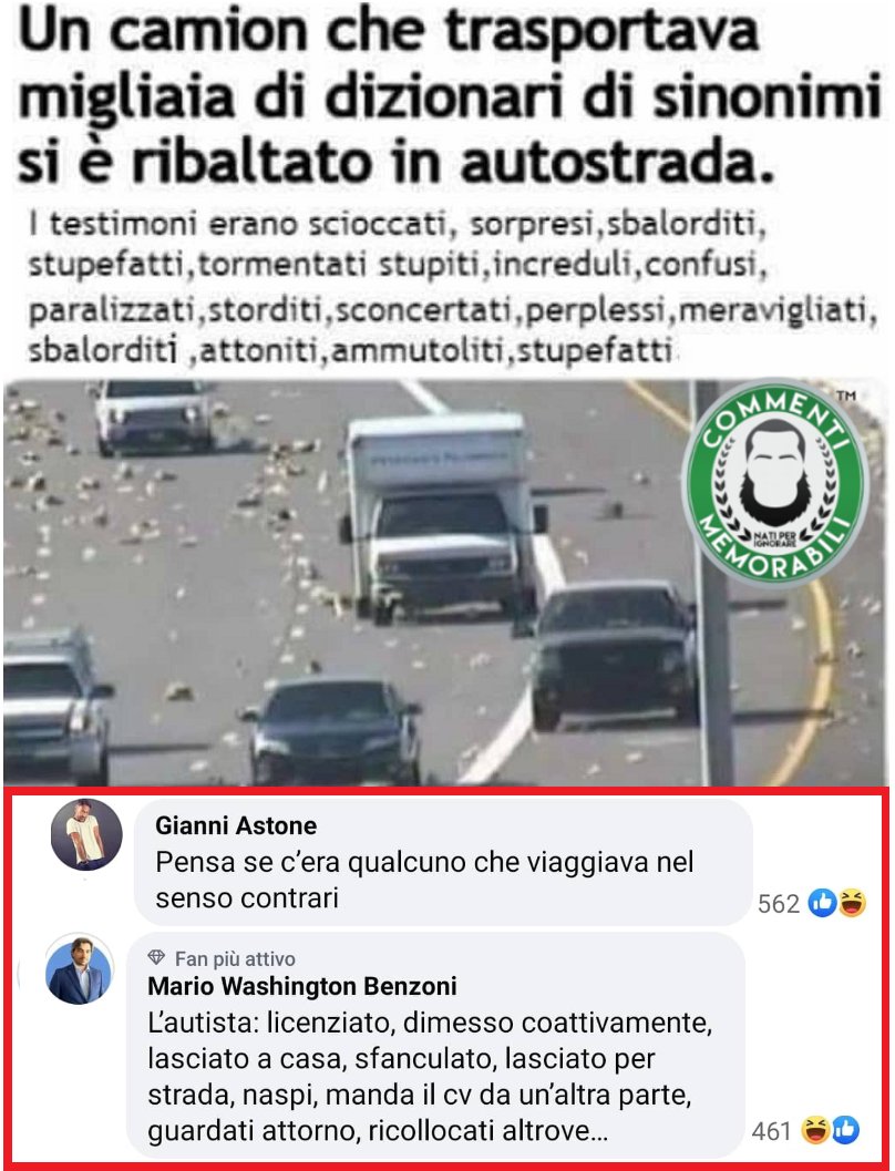 CM_Memorabili's tweet photo. Conseguenze più che inevitabili, immancabili, irriparabili, ineluttabili. 
#commentimemorabili #sinonimi #continuatevoi https://t.co/pDCNEL2m7N