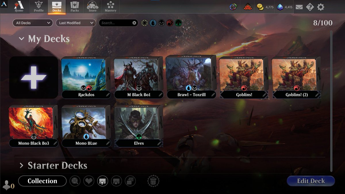 JARS_ARG's tweet photo. @flamedragons_ @TandyMTG Looks like you didn't see the screencap I just posted where it clearly shows 61 of 65 rares and 18 of 20 mytics on Dominaria United. If you play the game you get all the cards you need, even for several decks on different formats. What you DON'T get is all the cosmetics. https://t.co/8Pqfbsg7Fo