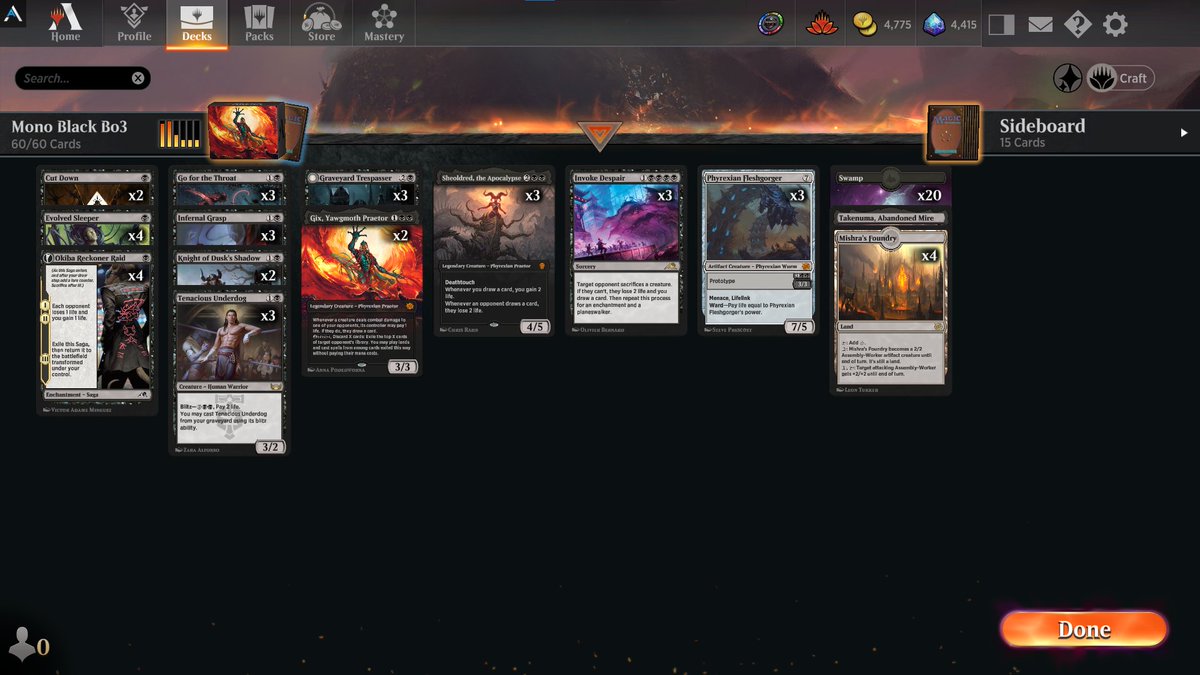 JARS_ARG's tweet photo. @flamedragons_ @TandyMTG Looks like you didn't see the screencap I just posted where it clearly shows 61 of 65 rares and 18 of 20 mytics on Dominaria United. If you play the game you get all the cards you need, even for several decks on different formats. What you DON'T get is all the cosmetics. https://t.co/8Pqfbsg7Fo