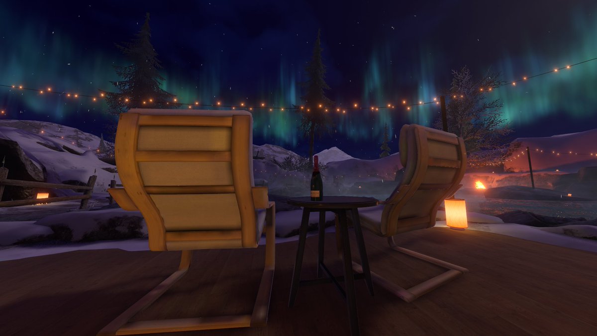 reduxas's tweet photo. Comfy and chill hot springs at night ^^
World: Auroral Hot Spring
#VRChatSpotlight #VRChat #VRChat_world紹介 https://t.co/tPZJxubYOu