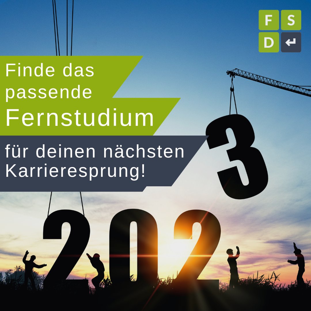 Möchtest du in 2023 hoch hinaus🚀? Du möchtest dich beruflich oder persönlich #weiterbilden🤓? Dann ist ein #fernstudium oder eine #weiterbildung genau das Richtige für dich👏! Jetzt kostenlos Infos anfordern:👉 bit.ly/2023-tw 👈