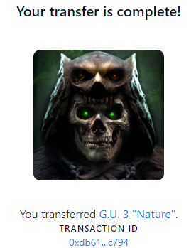 ๐Sygo (@sygo__) on Twitter photo Just minted my new GU Perception. I had to do "Nature" as a tribute to <a href="/GenuineUndead/">Genuine Undead</a> Founder and community. Donated instantly to the G.U. community wallet. Hope that you all like it, and that with time, it will become a valuable asset. #GenuineUndead #UndeadArmy #UndeadNeverDie Just minted my new GU Perception. I had to do "Nature" as a tribute to <a href="/GenuineUndead/">Genuine Undead</a> Founder and community. Donated instantly to the G.U. community wallet. Hope that you all like it, and that with time, it will become a valuable asset. #GenuineUndead #UndeadArmy #UndeadNeverDie