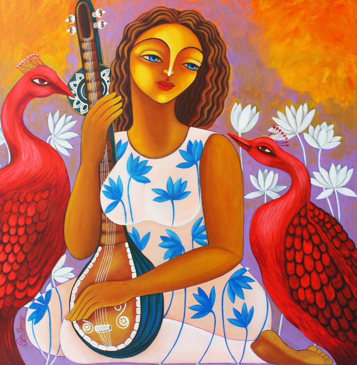 ArtistAlka's tweet photo. “Maya - The Goddess”  from the Land of Angel's
Acrylic on Canvas
#artiststudio #artistworkinstudio #artistininstagram #artwork_in_studio #indianartist #artwork #acryliconcanvas #myfantasy #artgallery #artcollector #artexhibition #myworldoffantasy #painting #artistalkachoudhary https://t.co/cKqzFnNwUv