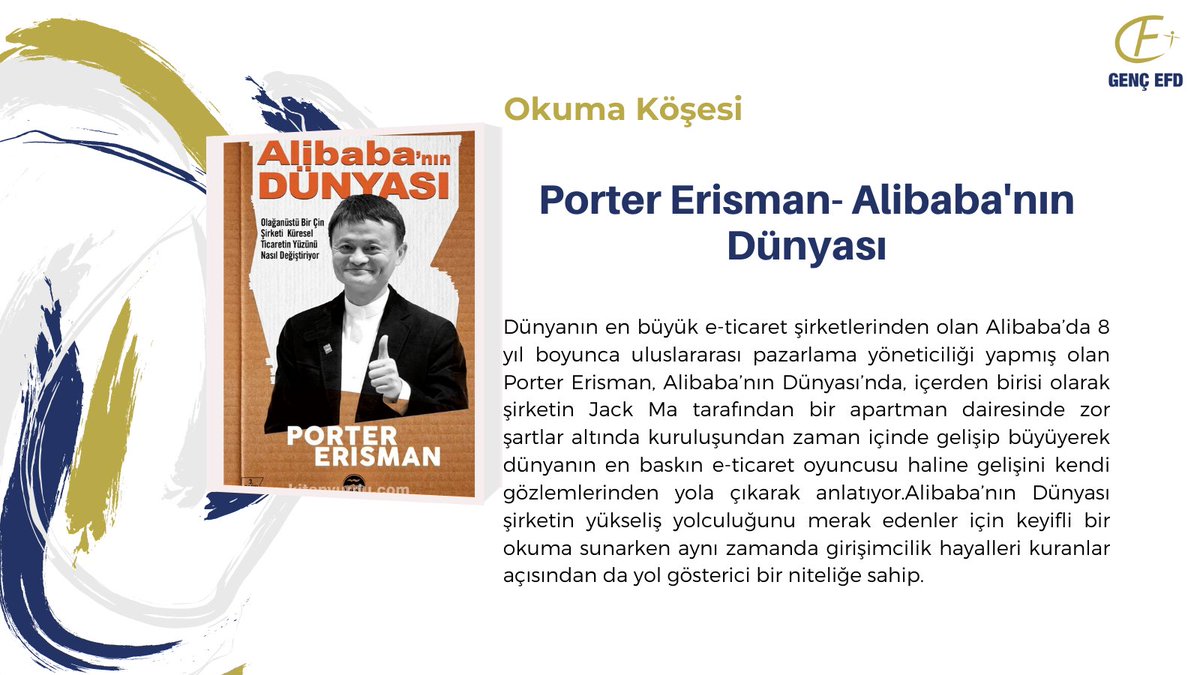 Kitap Tavsiyemiz📔📘
#kitap #alibaba #eticaret #girişim #gencefd