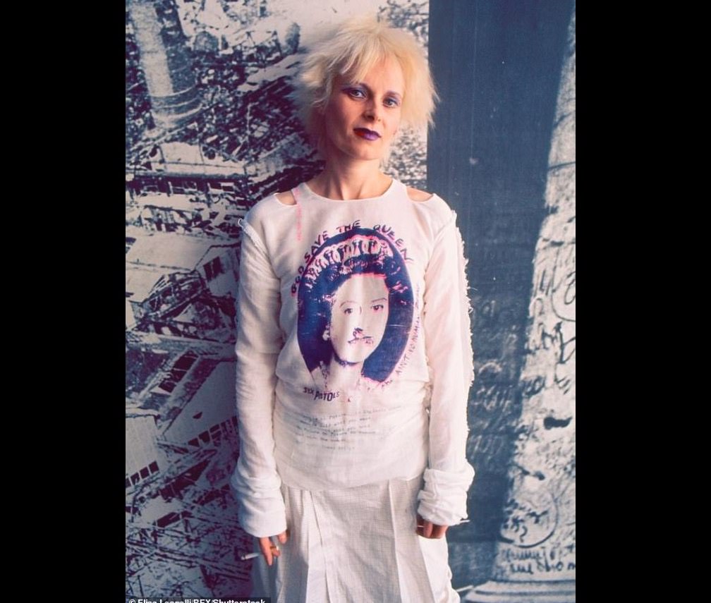 Remembering Vivienne Westwood, 1941 - 2022 🖤 Designer, maker, activist, pirate, punk. Vivienne designed and made this Billy Bentley stage gown for Ian, c1975 #viviennewestwood #SEX #iandury #billybentley 📸#davidcorio #adrianturner #elisaleonelli