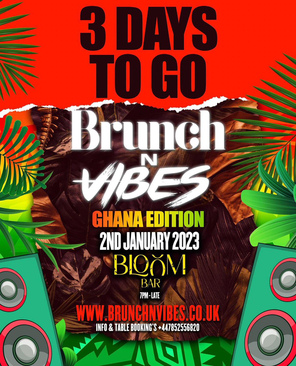 Monday We Live!! 🤩🤩

Tickets: BrunchNVibes.co.uk