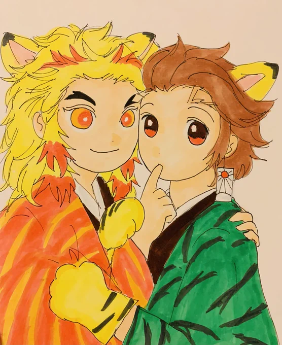 さよなら...年...最近仕事がしんどくて毎日お絵描き_出来なかったなぁ来年は頑張って描く...つもり…│ω°) 