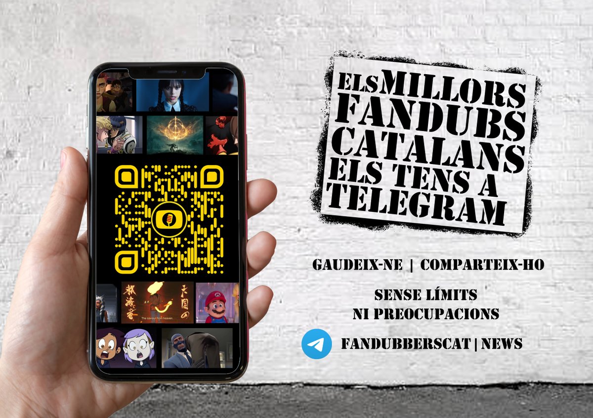 ⛏️Sortim de la trinxera! Passem a la DESCÀRREGA!

📲Entra al nostre telegram per veure i compartir els fandubs de la comunitat.

t.me/+PzGZwG7OTDEyN…