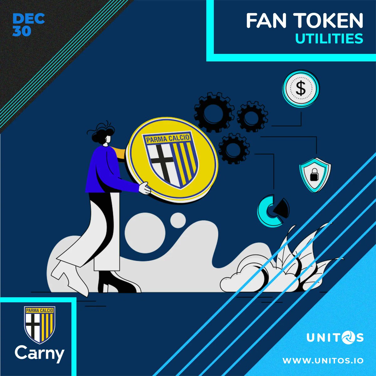The Fan Token allows you, who are a big fan of Parma Calcio 1913, to get collectibles, prizes and perks of all kinds.🤯

You can also use it to participate in exclusive events with the team, get their merchandise, meet Parma players and legends strengthening the fan/team relation