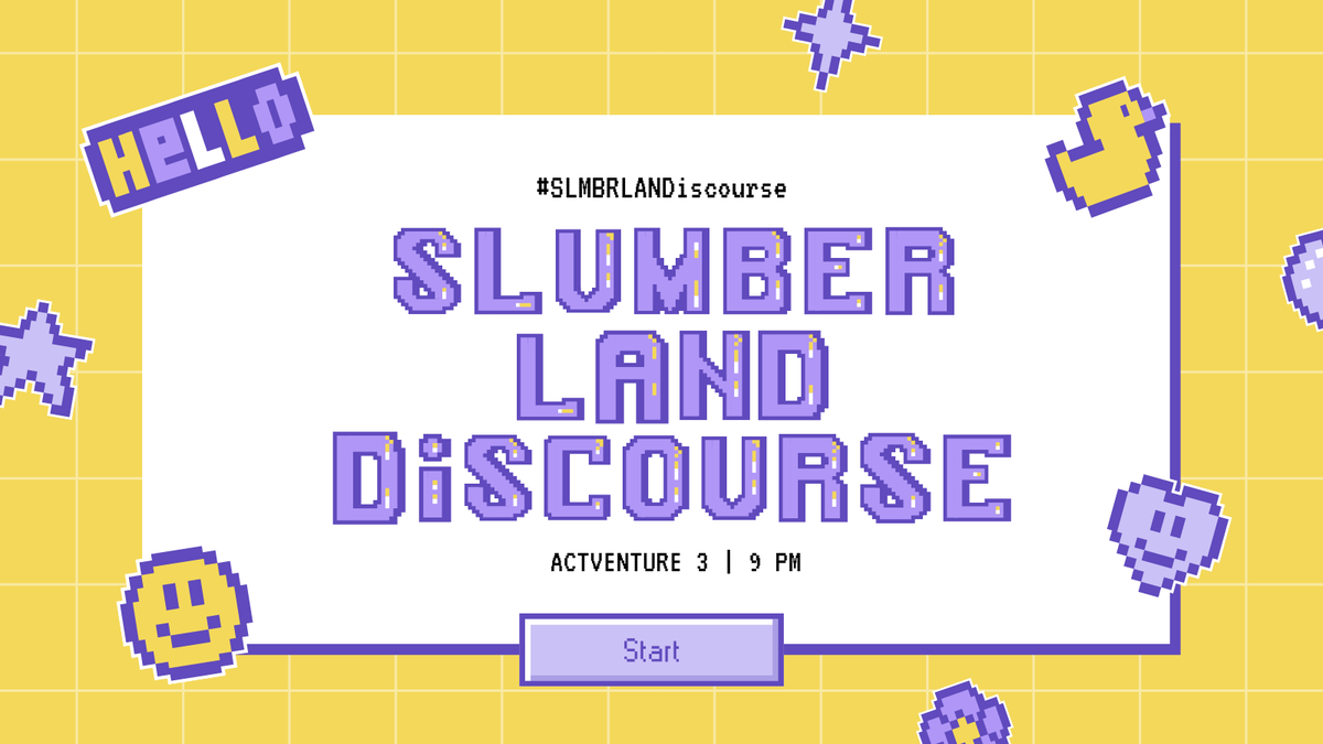SLMBRLANDRPW's tweet photo. ㅤ
❨ ✦ ❩ ADVENTURE TIME!
ACTventure #3 | 9PM
#SLMBRLANDiscourse
ㅤ https://t.co/0xIoPJdJV3