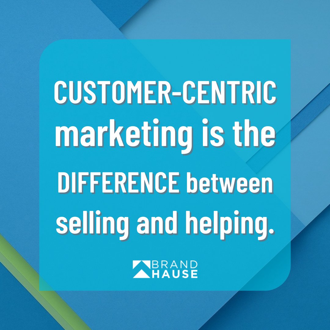 #Customercentric #marketing is the difference between selling and helping. Marketing designed around customer needs & interests shows that you prioritize them. Is it time ditch traditional marketing?

link.brandhause.com/8A3Y

#buildingmaterialsmarketing #brandhause