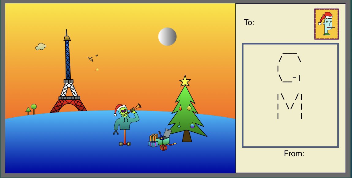 XmasBook Post Card NFTs (Open-Edition) tweet media