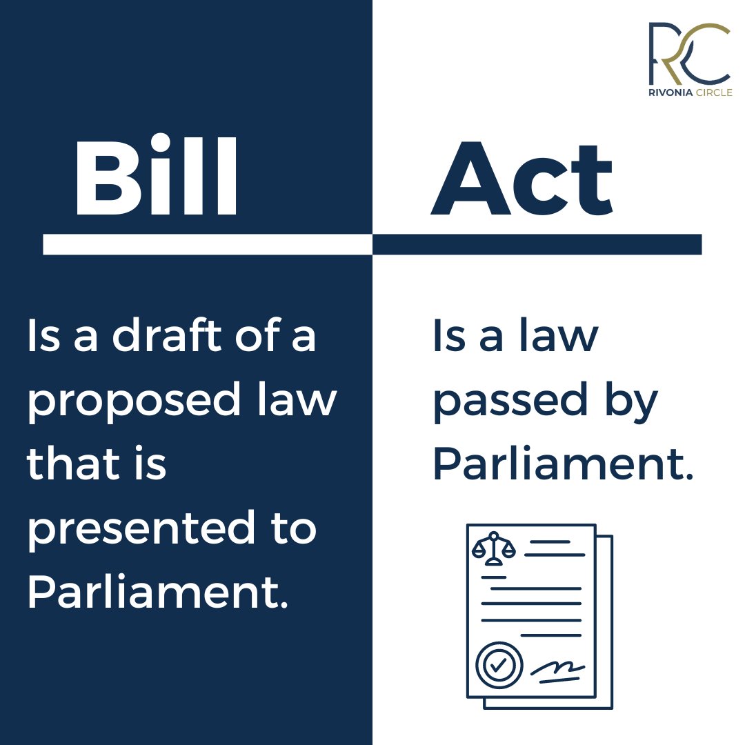 What is the difference between a Bill and an Act?

#RejectTheBill