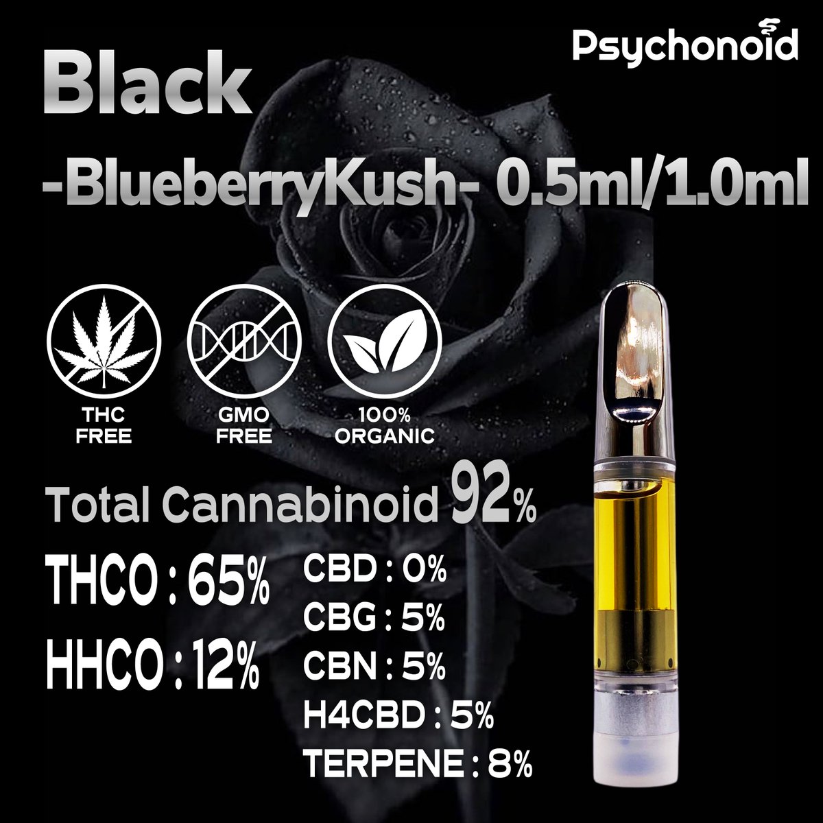 Psychonoid2's tweet photo. Review #77

商品: Black🖤-BlueberryKush🫐-
成分: THCO65% HHCO12% H4CBD5% CBN5% CBG5%
内容量: 0.5ml/1.0ml
価格: 3,280円/5,480円

⬇Twitter
@PsychonoidLtd
⬇Yahoo!店
https://t.co/ODIuVWbmyF
⬇その他リンク
https://t.co/HVbhqslRoz

#HHCP #THCB #THCH #THCO #HHCO #H4CBD #CBD #CBN #CBG https://t.co/1yFdm9UegB