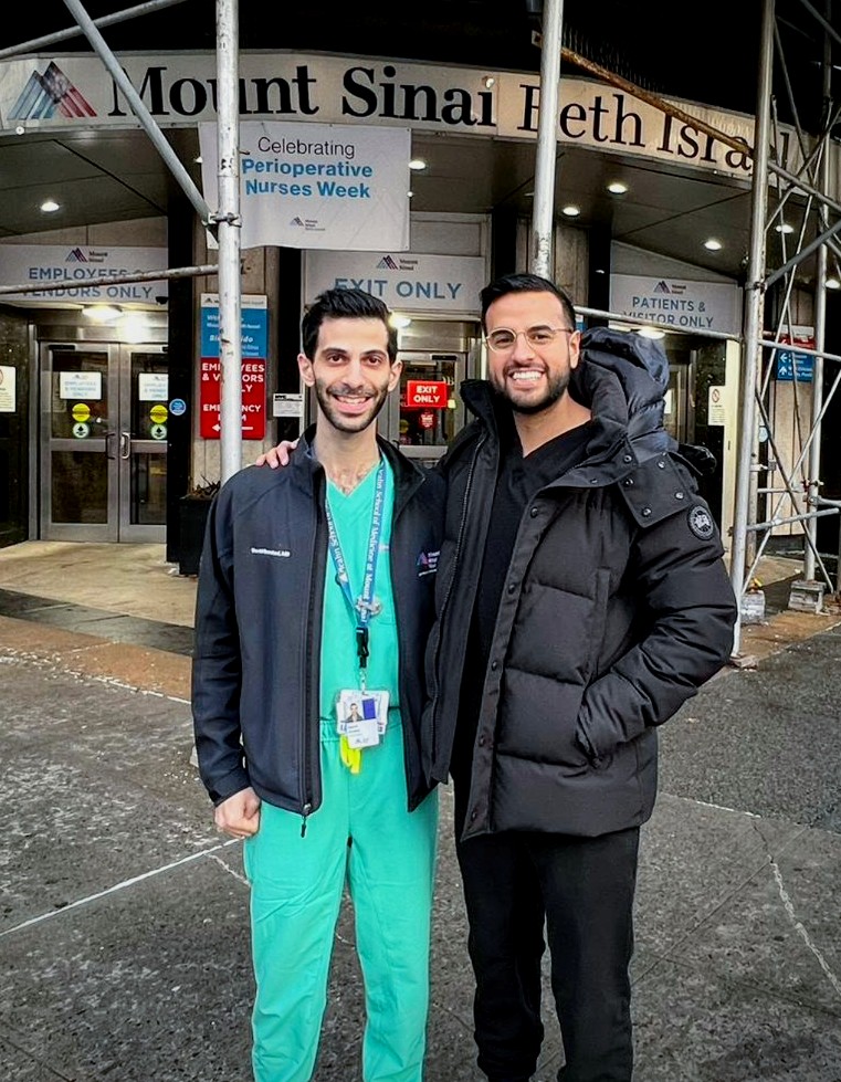 Me and twin <a href="/DrRishiKalra/">Rishi Kalra</a> both born here exactly 30 yrs ago &amp; now training together here at <a href="/mswradiology/">Mount Sinai West Radiology</a> 🥳🔥