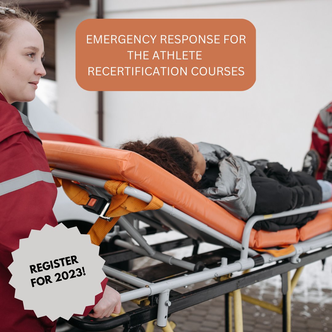 CogentStepsLLC's tweet photo. Start the new year on the right foot! Get your recertifications scheduled in advance! Our Emergency Response for the Athlete Recertification courses are available for registration with 2023 dates! 
https://t.co/6ruFWVjy9C
#cogentsteps #emergencyresponse #physicaltherapy https://t.co/XVB1oYJz0V