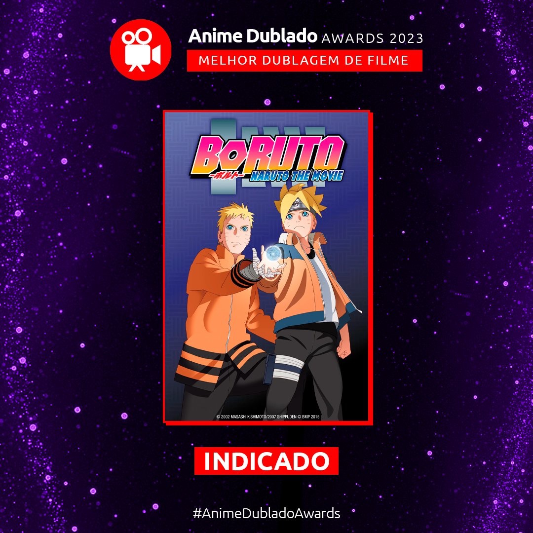 Anime Dublado on X: O 1º indicado para MELHOR DUBLAGEM DE FILME