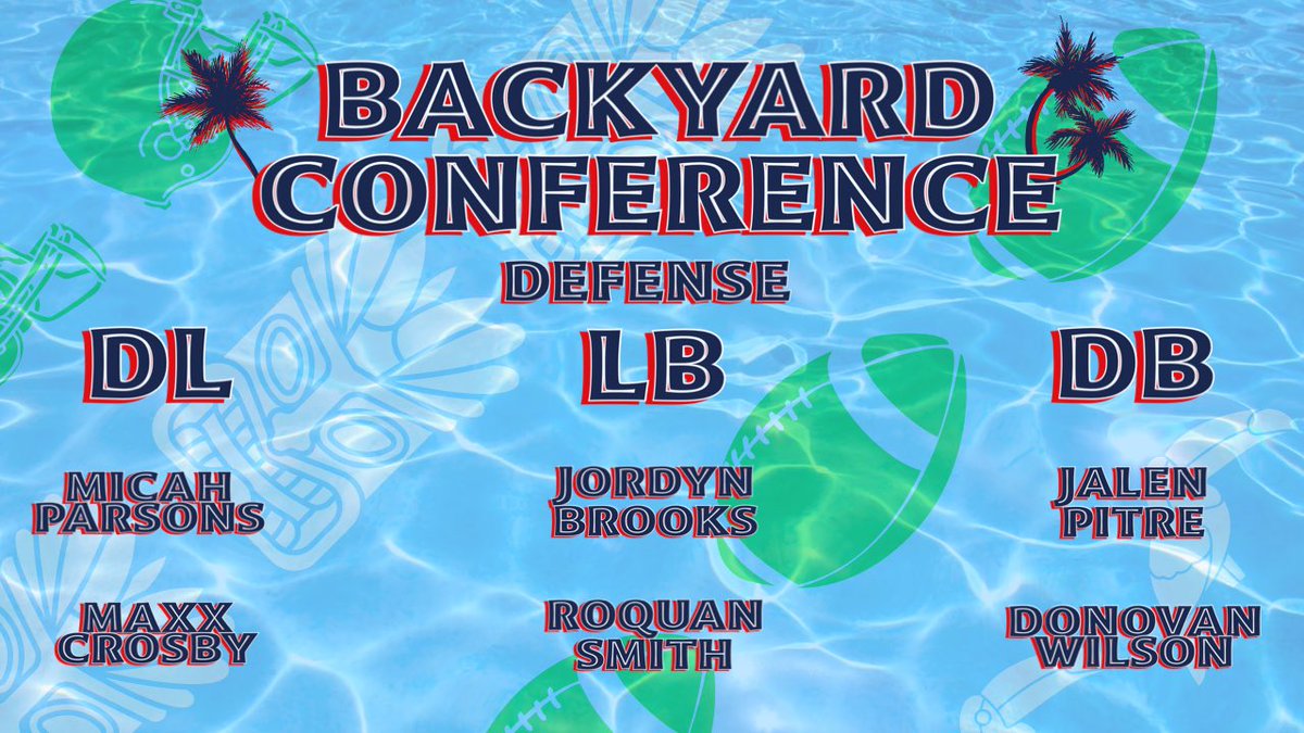 The Backyard Conference defense is absolutely loaded! 6/7