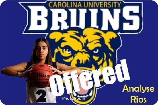 Analyse Rios (@analyse2023) on Twitter photo After having a great conversation with Coach Lee, I am happy to announce that I have received an offer from Carolina University.
<a href="/AmandaRios78/">Amanda Rios</a> @CoachLeeCU <a href="/carolinauwbb/">CU Women's Basketball</a> <a href="/JrAllStarBB/">Jr. All-Star Girls Basketball</a> After having a great conversation with Coach Lee, I am happy to announce that I have received an offer from Carolina University.
<a href="/AmandaRios78/">Amanda Rios</a> @CoachLeeCU <a href="/carolinauwbb/">CU Women's Basketball</a> <a href="/JrAllStarBB/">Jr. All-Star Girls Basketball</a>