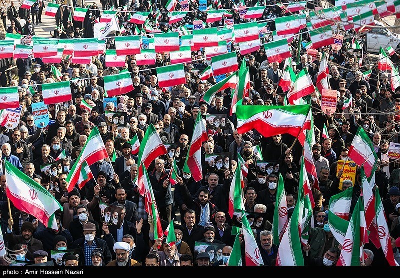 PressTV's tweet photo. Iranians have demonstrated across the country to commemorate the 13th anniversary of the 2009 nationwide rallies that put an end to post-election unrest back then and renewed the nation’s allegiance to the Islamic establishment. https://t.co/S75MDN9bNx