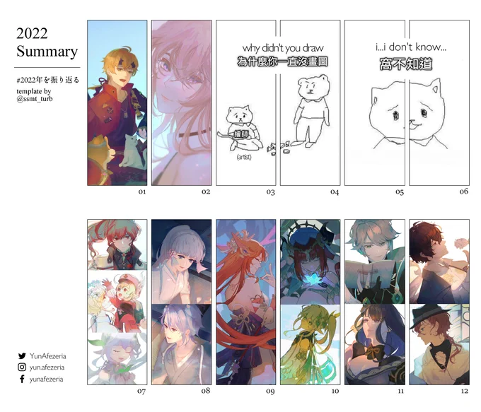 #Artsummary2022 #artsummary 
#2022年を振り返る 

(๑•̀ㅂ•́)و✧ 