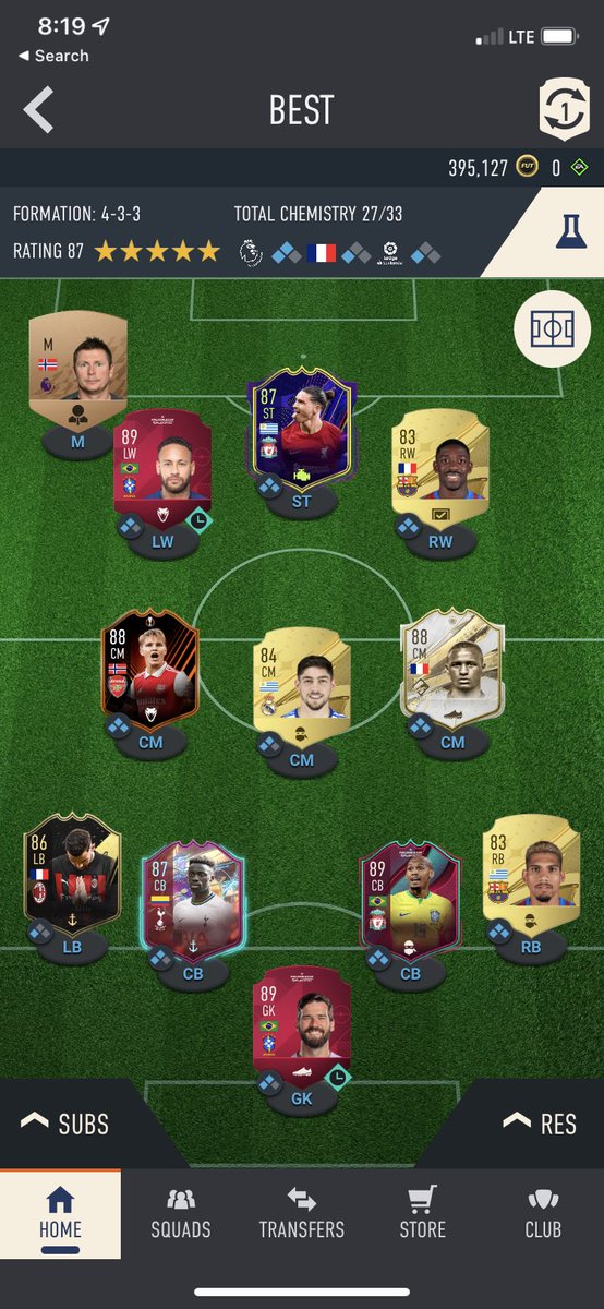 Jay__Sharma_'s tweet photo. @DonkTrading Someone help me out here. I have gold untraceable Neymar too. Vieiera, odegard, and theo untradable. I switch to 3-5-2 in game. https://t.co/2gqCn1rjJJ