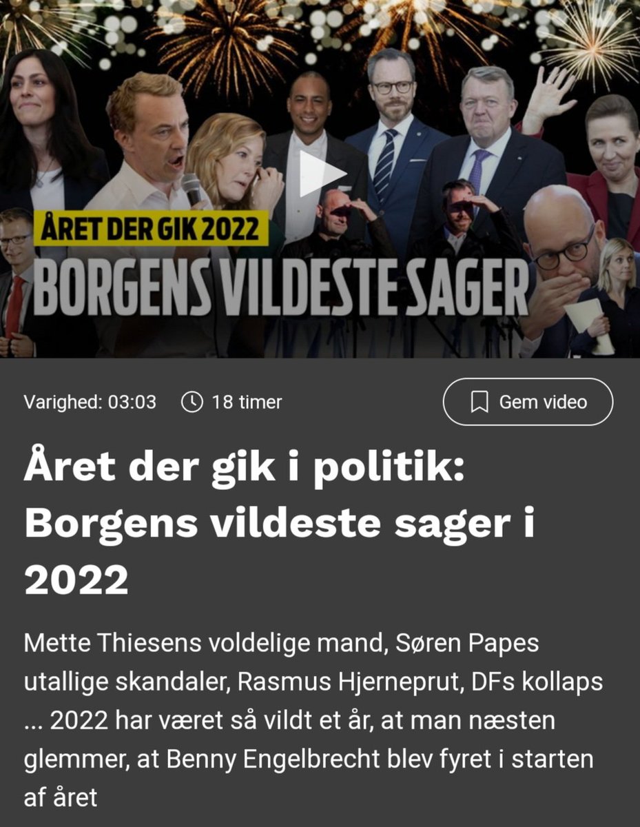 Det er ikke gået stille for sig på Borgen i år. Nyd nogle af højdepunkterne her med en <a href="/FrejKofoed/">Frej Kofoed</a> i firspring: ekstrabladet.dk/nyheder/politi… #dkpol