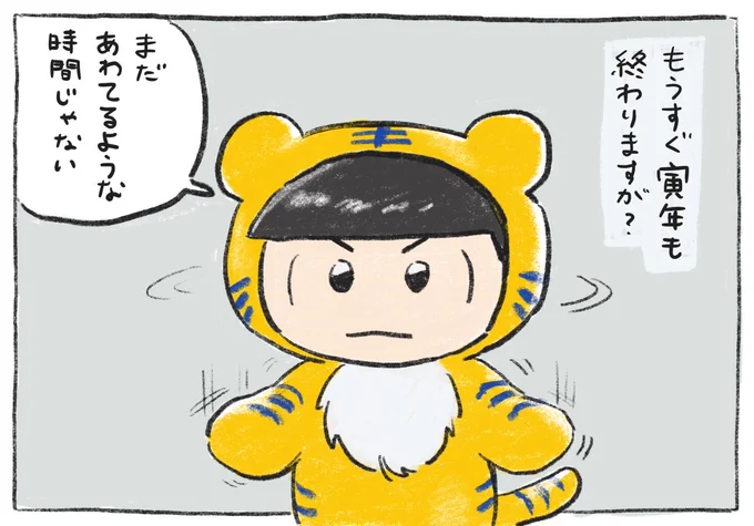 年末だね、とらちゃん🐯 