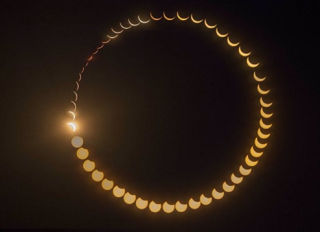 The cycle of the Moon.