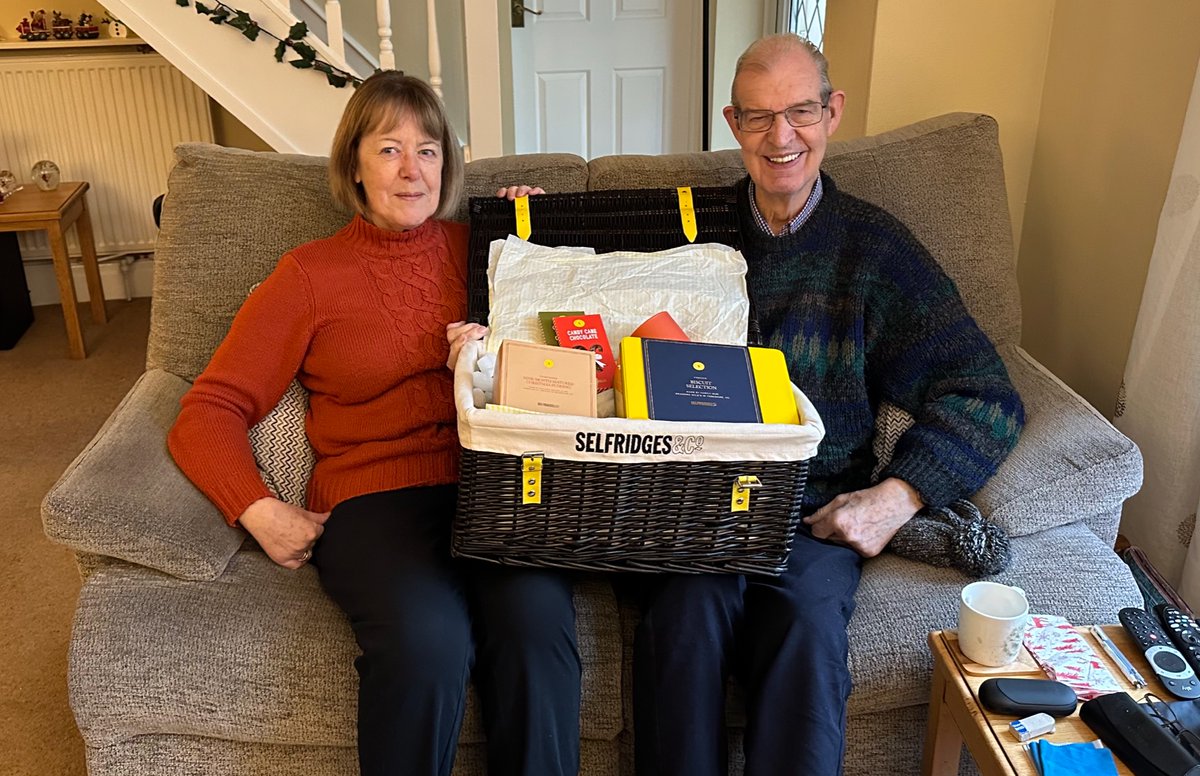 Just before Christmas we received a donation - a Selfridges Hamper, which we decided to raffle amongst our members and friends.  The raffle raised almost £300 and today Dot &amp; Frank’s  ticket was drawn by Verity from The Toy Box Ironbridge.  Thanks to all involved.