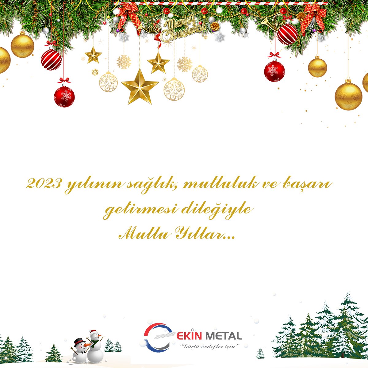 ekin_metal's tweet photo. Sevdiklerinizle Birlikte Sağlıklı ve Mutlu Bir Yıl Geçirmeniz Dileğiyle... 🎄 https://t.co/b8m47tZLUv