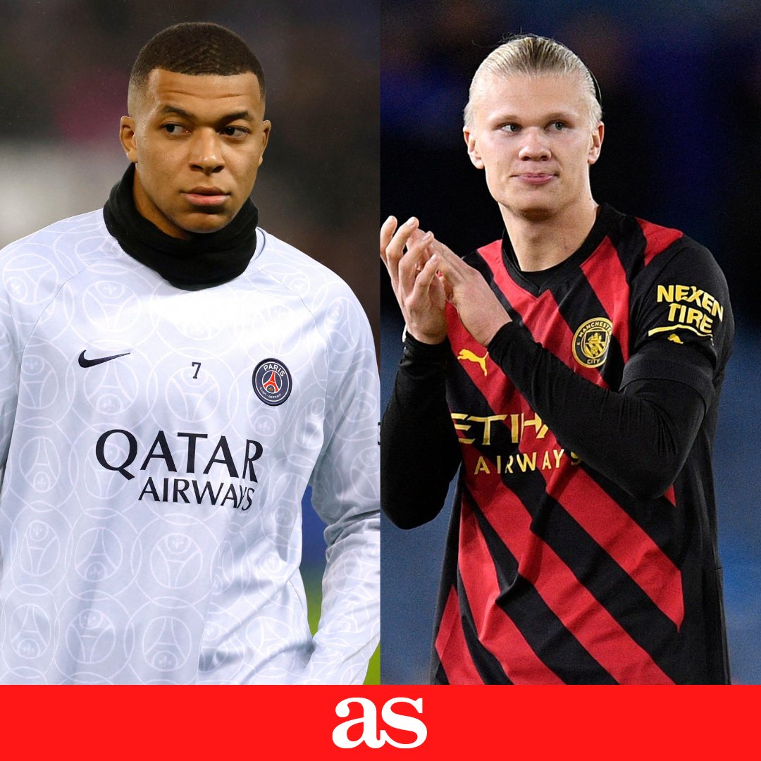 AS_Colombia's tweet photo. 🤔 Solo puedes escoger a uno... ¿Con cuál te quedas?

🔁 Kylian Mbappé
❤ Erling Haaland https://t.co/U9sCeDexoz