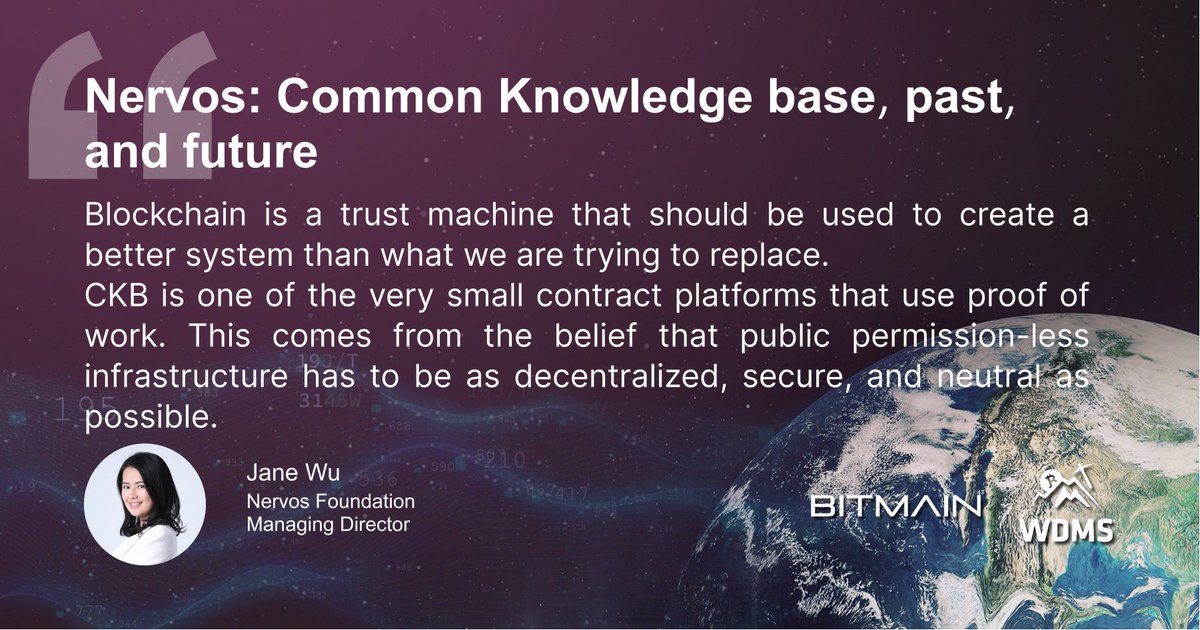 BITMAINtech's tweet photo. #WDMS Global 2022 Highlights 4๏ธโฃ
โค๏ธThanks to
โญ๏ธ@janewuco from @nervosnetwork
โญ๏ธKyle from @FoundryServices
โญ๏ธ#SharonLiebowitz from @SPDJIndices
โญ๏ธ#UsmanTariq from #CryptoOne
#BITMAIN #ANTMINER https://t.co/ahAWAJYYfX
