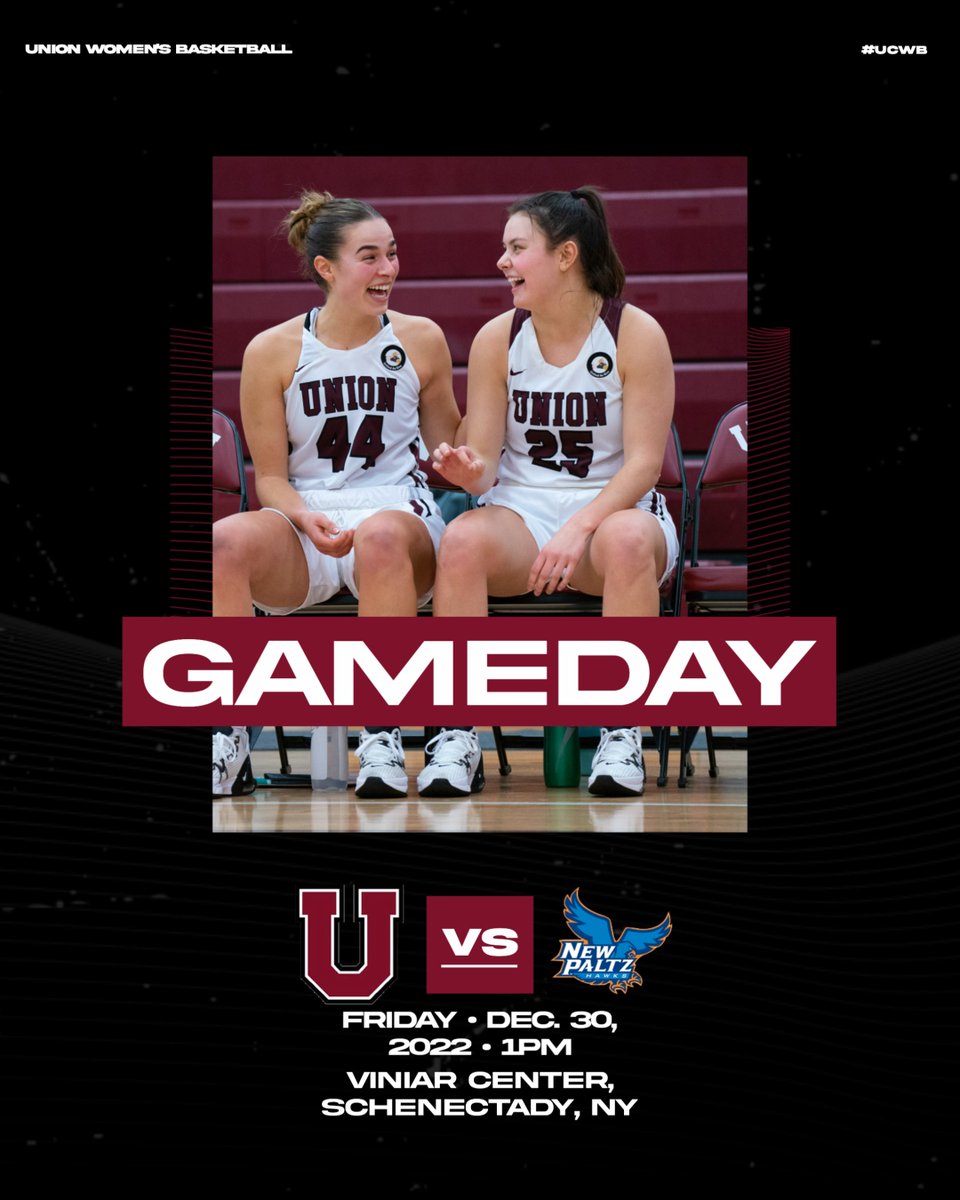 UnionCollegeWBB's tweet photo. Well these two are excited to get back from the holiday break and get on the court and compete!
Come out and catch one more game in 2022!
#UCWBπ #ChallenegeYourself #ChallengeEachOther https://t.co/0v4lSxPFET