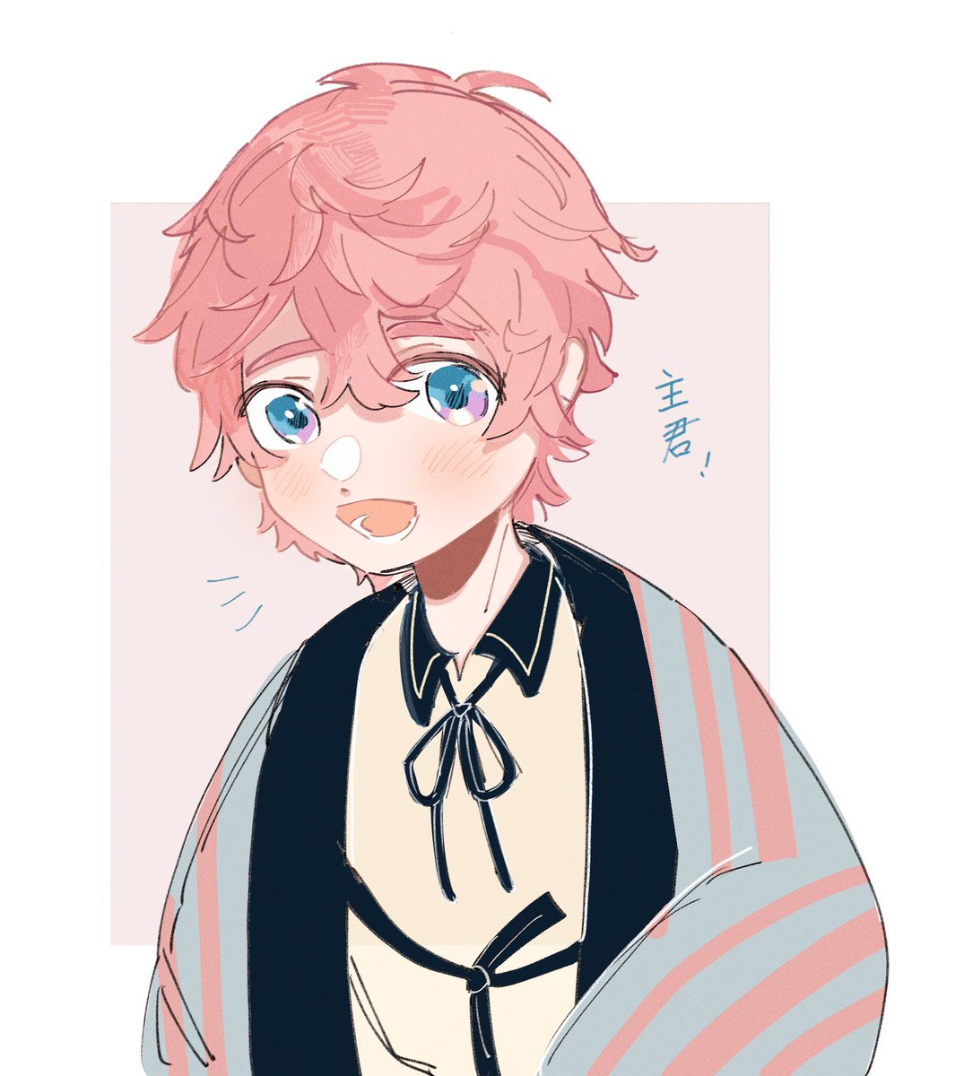 「秋田くん 」|ふみのイラスト