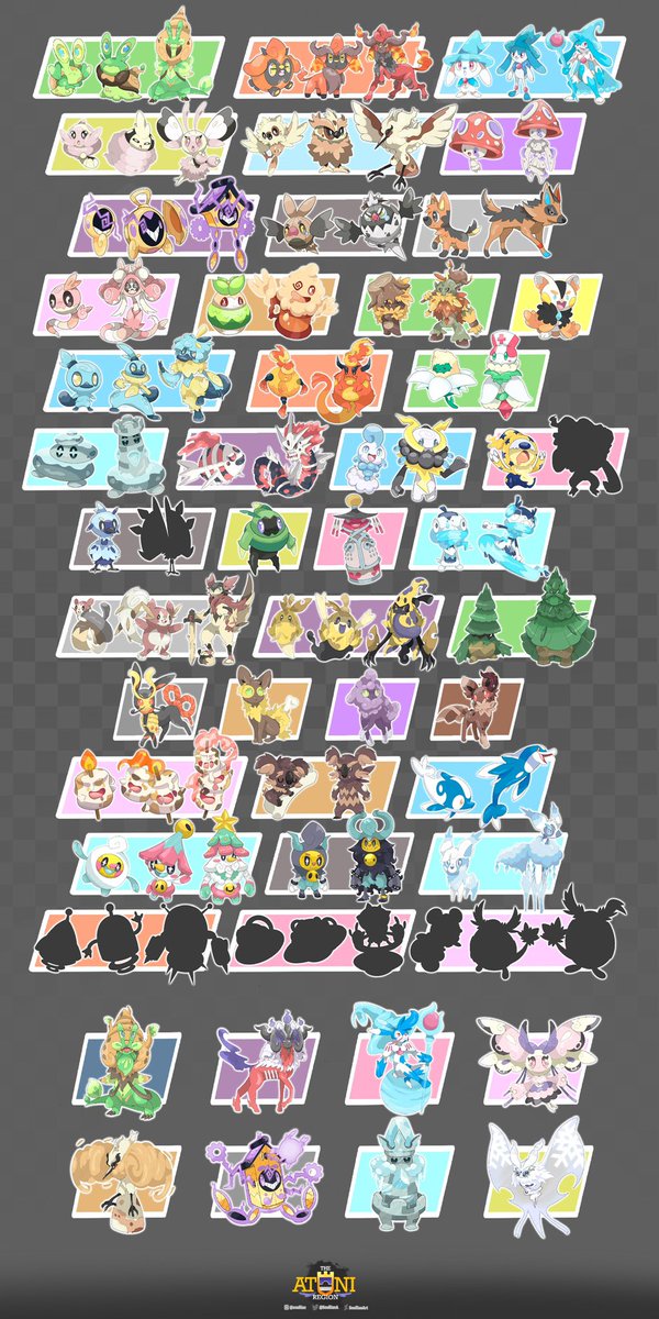 The #atoni Pokédex so far 😍 stay tuned for 2023!