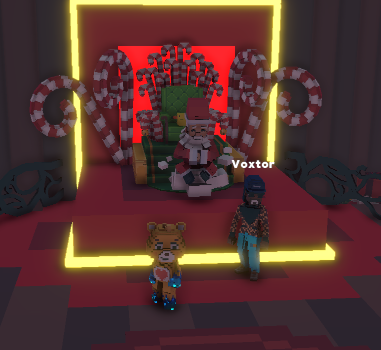 LoganCryptonian's tweet photo. @TheSandboxGame I found a Santa in Aldrak Solstice! 🧑‍🎄🎁 I participated in the #SeasonsGreetingsTSB challenge for a chance to win an NFT! https://t.co/xIWgcwyFTA