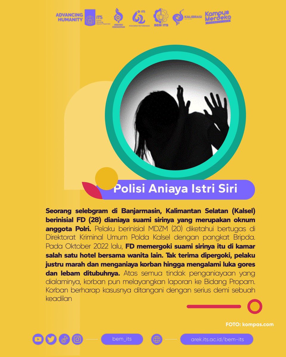 BEM_ITS's tweet photo. Tugas tugas tersebut seharusnya dilaksanakan dengan baik mengingat hal tersebut tercantum dalam undang undang. Namun sekali lagi, masyarakat kembali dikecewakan dengan berbagai kasus yang justru di pelopori atau disebabkan oleh lembaga kepolisian itu sendiri. https://t.co/PnwLAZH7gO