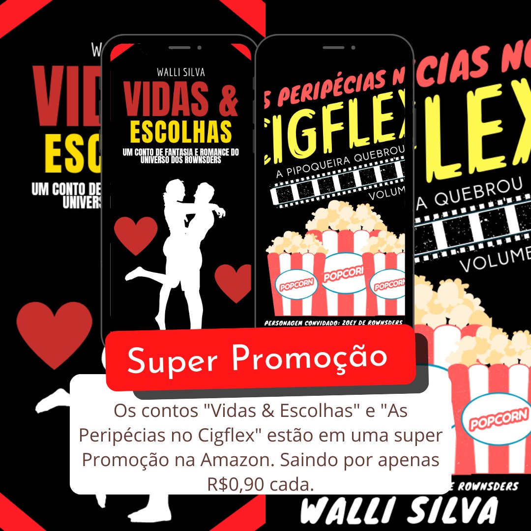 WalliSilvaAutor's tweet photo. Você esta procurando por uma leitura rápida para o final do ano? Te indico a leitura de "Vidas &amp; Escolhas" e "As Peripécias no Cigflex" na Amazon. 
Os dois ebooks estão em promoção, corra e adquira o seu ebook. https://t.co/bVyQRs5SLm