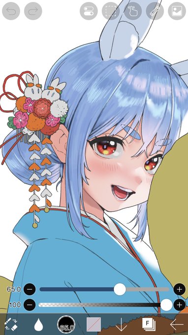 着物描けないよぉ泣
無理だよぉ

バニーガール描いた方が早ない??泣 