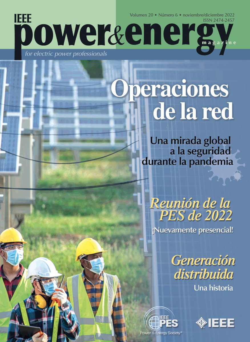 ieee_pes's tweet photo. Open Issue! The latest IEEE Power & Energy Magazine (Nov/Dec) in Spanish
Free Access Here👉🏻 https://t.co/9XXOg4MhED
#ieeepes #openissue #freeaccess #powerengineering #electricalengineering https://t.co/rPVStrcU8p