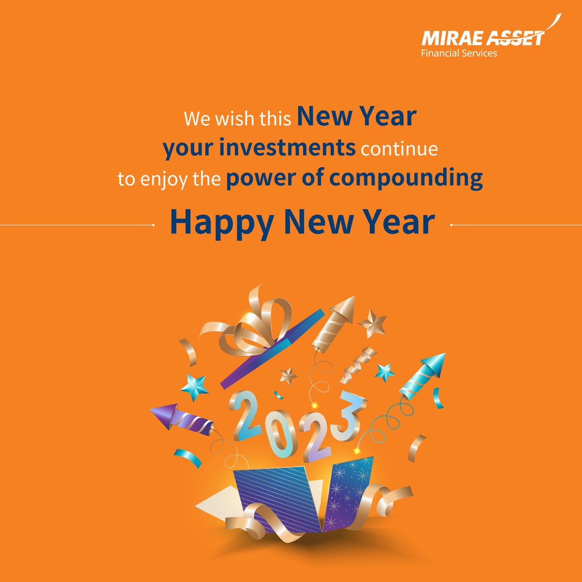 MiraeAssetFin's tweet photo. Wishing you all a revitalizing, successful, positive and fulfilling new year 2023!
#HappyNewYear #miraeassetfinancialservices #miraeasset #hasselfreeservices #finance #investing #2023 #HappyNewYear2023 #2k13 #NewWishes #NewGoals https://t.co/Efqhy5A0tX