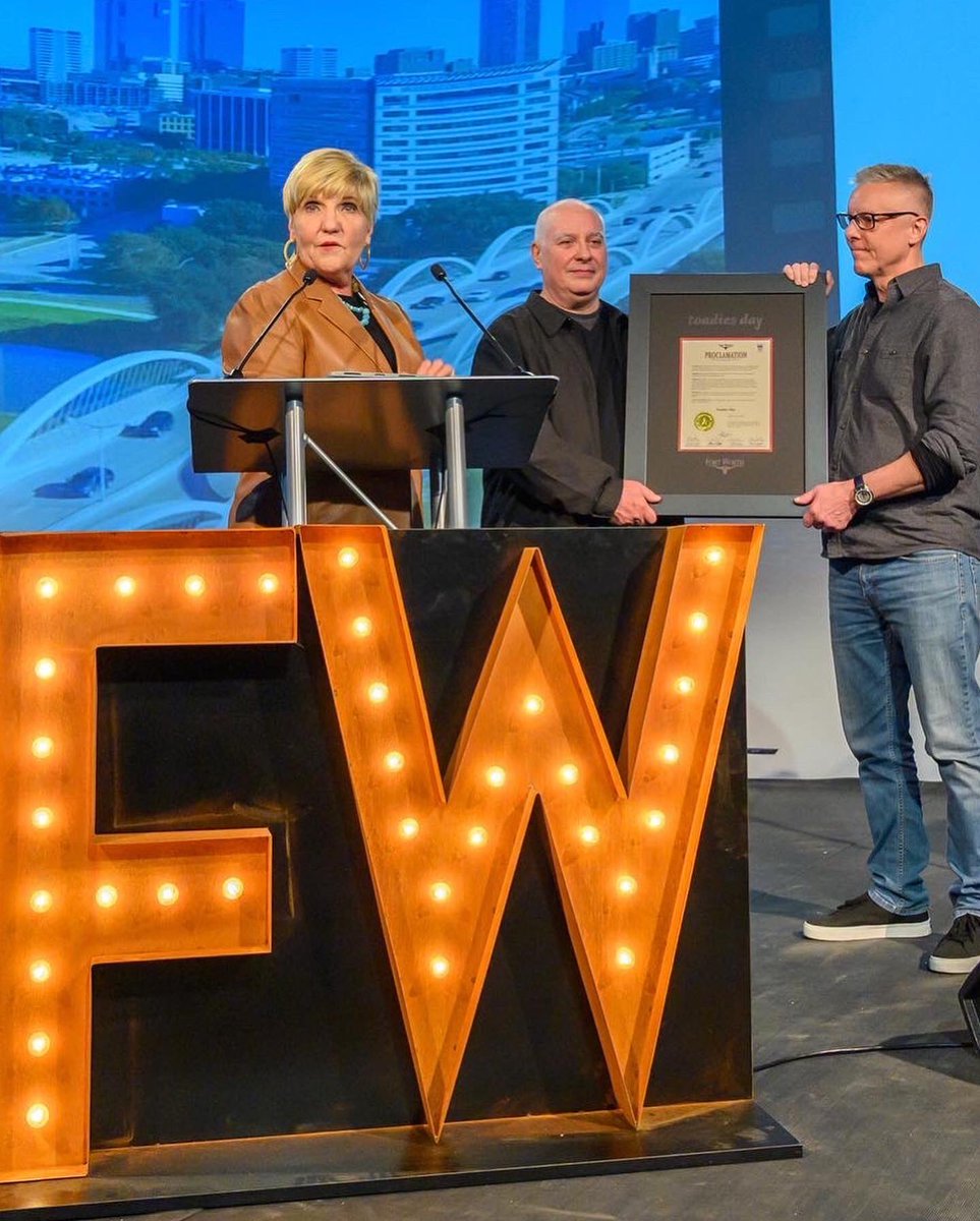 HAPPY <a href="/thetoadies/">Toadies (Official)</a> Day FORT WORTH!

December 30 is Officially “Toadies Day” in Fort Worth, Texas to Celebrate Their Contributions to Our City!

See them LIVE TONIGHT at @billybobstexas with Special Guests <a href="/FlickerstickO/">flickerstick</a> 

Thank You to the <a href="/CityofFortWorth/">City of Fort Worth</a> &amp; <a href="/VisitFortWorth/">Fort Worth</a>