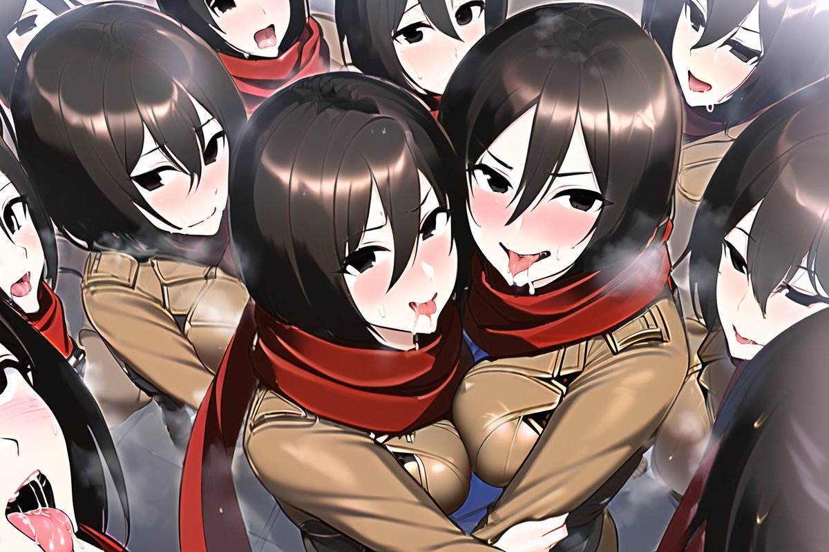 進撃のミカサ　#NovelAI #NovelAIDiffusion
