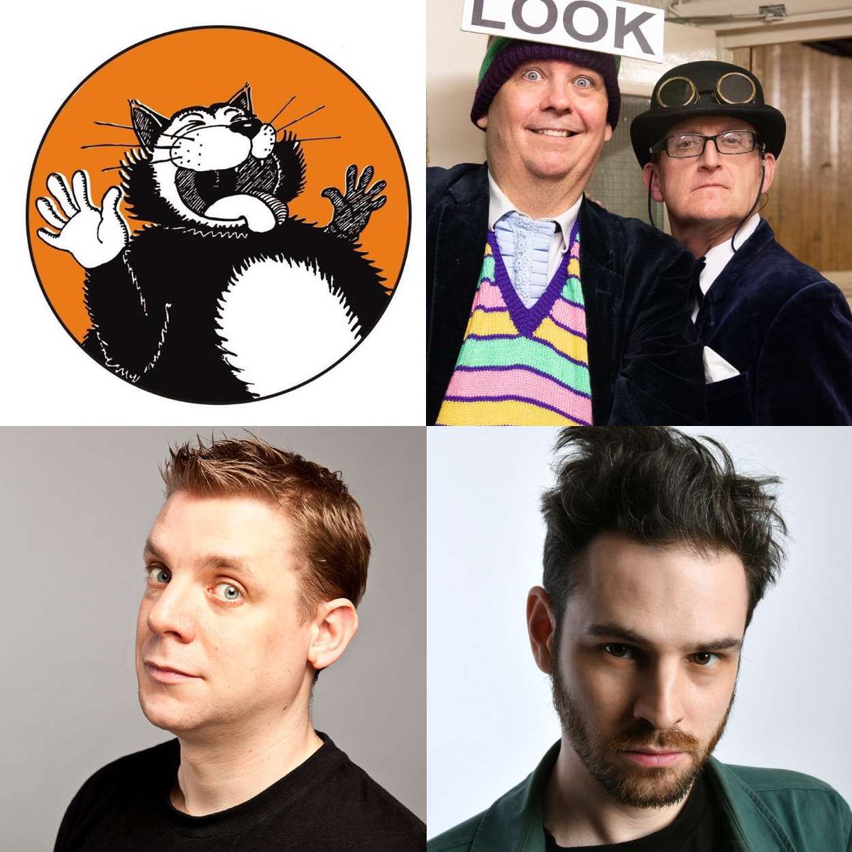 Next Fat Cat Comedy Club is 8th January with Raymond and Mr Timpkins, Michael Fabbri &amp; Joe Jacobs. You can find more details at: fatcatcomedyclub.com #livecomedy #comedy #burystedmunds #suffolk #eastanglia