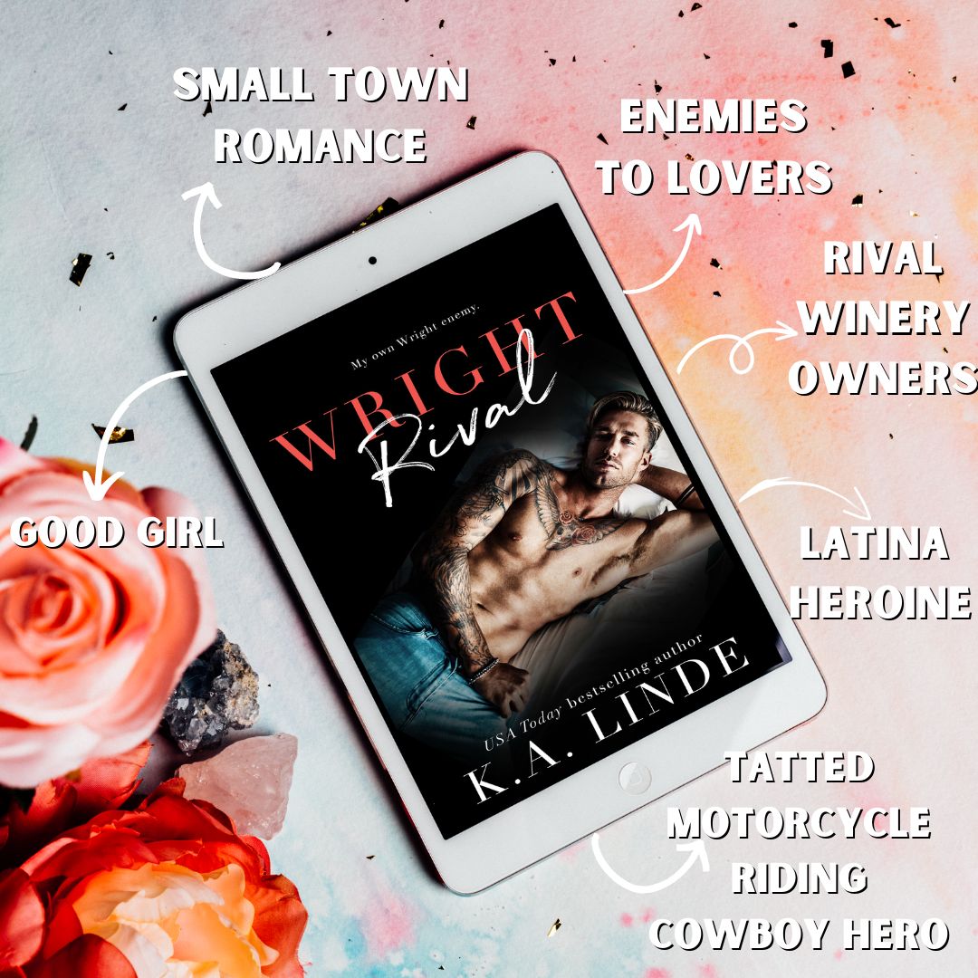 My first release of 2022 was Wright Rival on January 11th, 2022! 🧡

Have you met Hollin and Piper? Their story is the 3rd in the Wright Vineyard series.
geni.us/AmazonWR
geni.us/NookWR
geni.us/AppleWR
geni.us/KoboWR
geni.us/GoogleWR